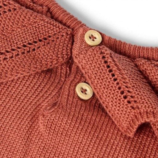 Jersey de Punto con Volantes Deep Berry - Little Dutch [4]