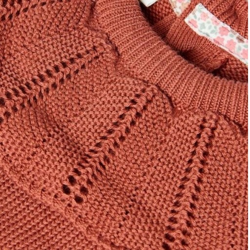 Jersey de Punto con Volantes Deep Berry - Little Dutch [2]