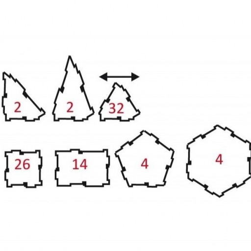 Juego de Conexión de Prismas – 84 piezas [2]