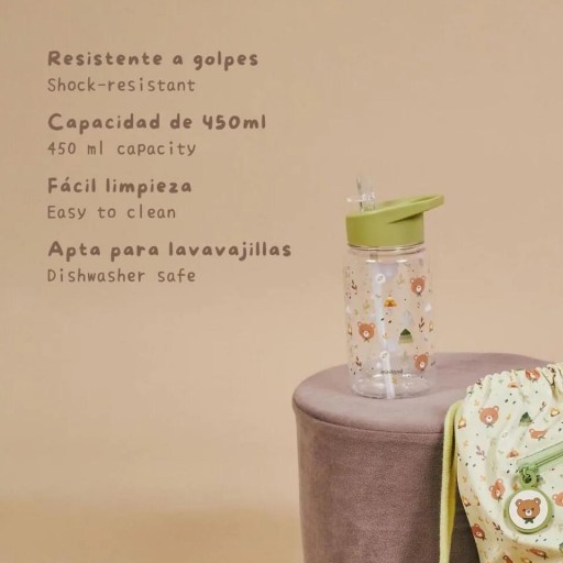 Kiddie Bottle Explorer de Miniland – Botella infantil de tritán [3]
