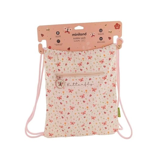 Kiddie Sack Butterfly de Miniland – Mochila infantil tipo saco impermeable [4]