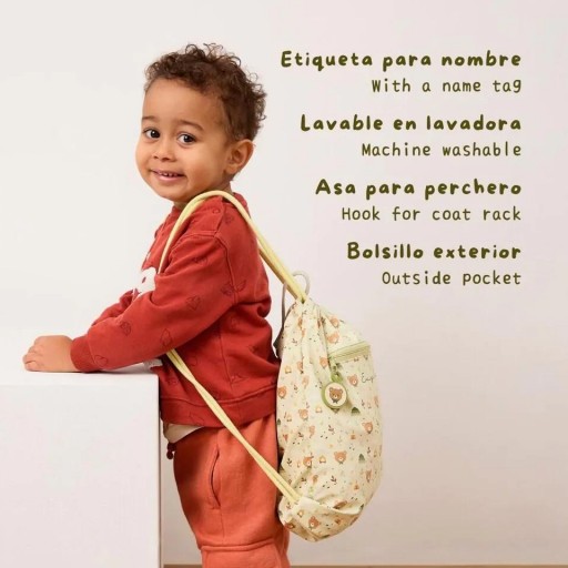 Kiddie Sack Explorer de Miniland – Mochila infantil tipo saco impermeable [2]
