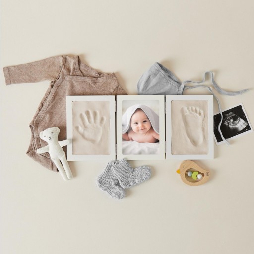 Kit de Huellas con Marco de Fotos Blanco – Bieco [1]
