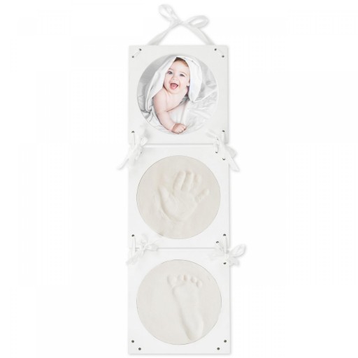 Kit de Huellas con Marco de Fotos Vertical Blanco – Bieco