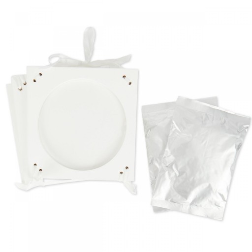 Kit de Huellas con Marco de Fotos Vertical Blanco – Bieco [1]