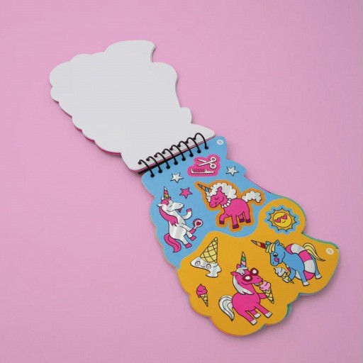 ​Cuaderno de pegatinas Omy Unicornio mágico [1]