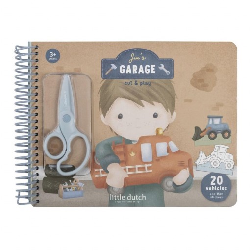 Libro para Recortar y Pintar Little Dutch – “Jim’s Garage” [0]