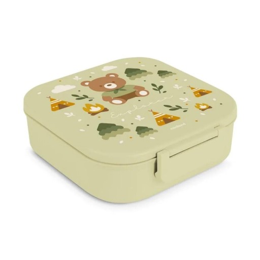 Lunchbox Explorer de Miniland – Caja de comida infantil con 4 compartimentos [0]