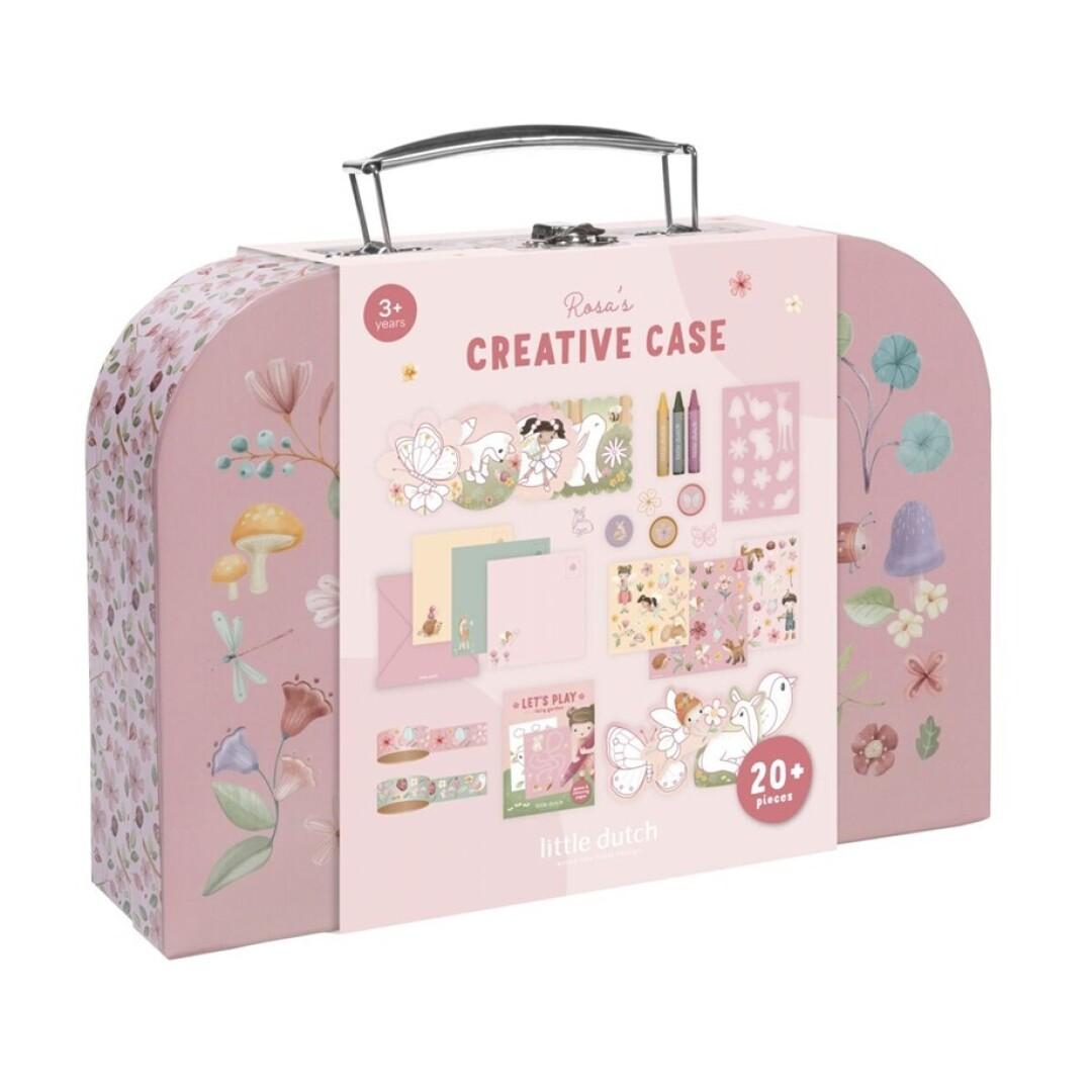 Maleta de Creatividad Rosa Fairy Garden Little Dutch