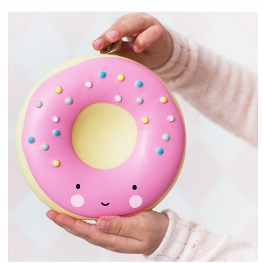 Hucha "Pink Donut" de A Little Lovely Company [1]