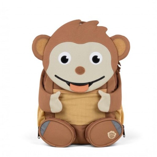 Mochila Affenzahn para Niños 3-5 Años - Ideal para Guardería y Colegio, mod. Mono (New) 