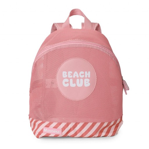 Mochila Infantil Antiarena Stripes Bloom & Blush Monnëka [0]