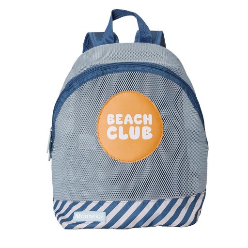 Mochila Infantil Antiarena Stripes Blues & Beyond Monnëka [0]