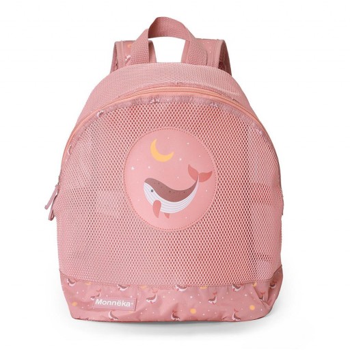 Mochila Infantil Antiarena Whale Pink Monnëka [0]