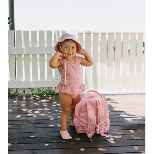 Mochila Infantil Antiarena Whale Pink Monnëka [3]