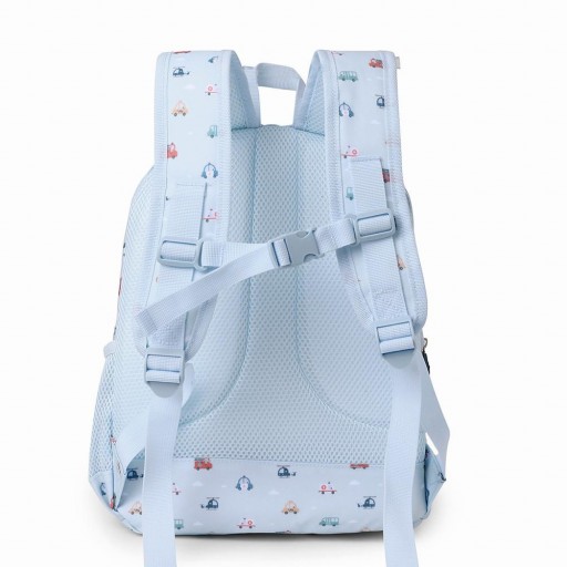 Mochila Mediana City Cars + Llavero Personalizable - Tutete [2]