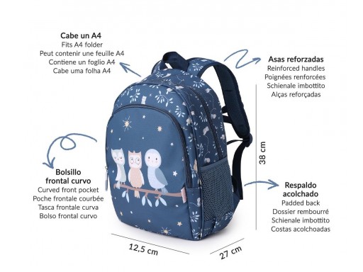 Mochila Mediana Magical Forest + Llavero Personalizable - Tutete [7]