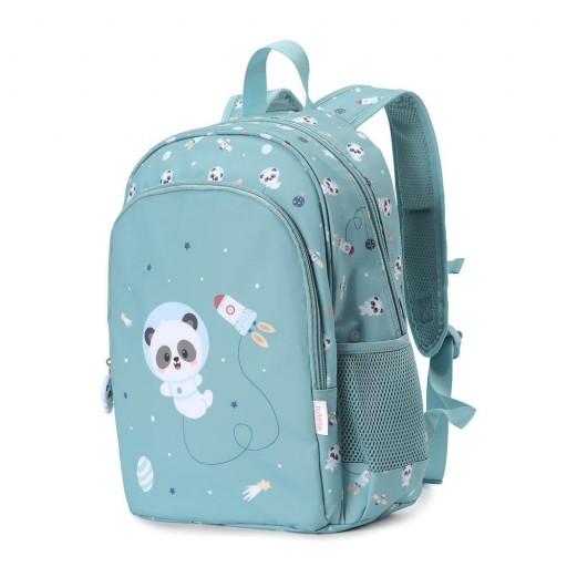Mochila Mediana con Llavero Personalizable Tutete mod. Pandas in Space [2]
