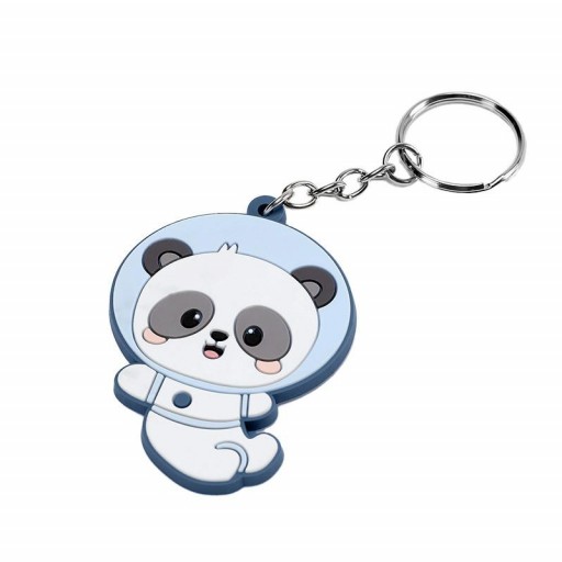 Mochila Mediana con Llavero Personalizable Tutete mod. Pandas in Space [5]