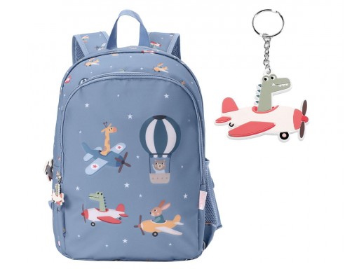 Mochila Mediana con Llavero Personalizable Tutete mod. Planes  [1]