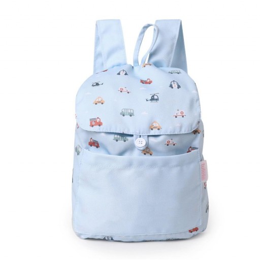 Mochila Pequeña Tela City Cars Personalizable -  Tutete [0]