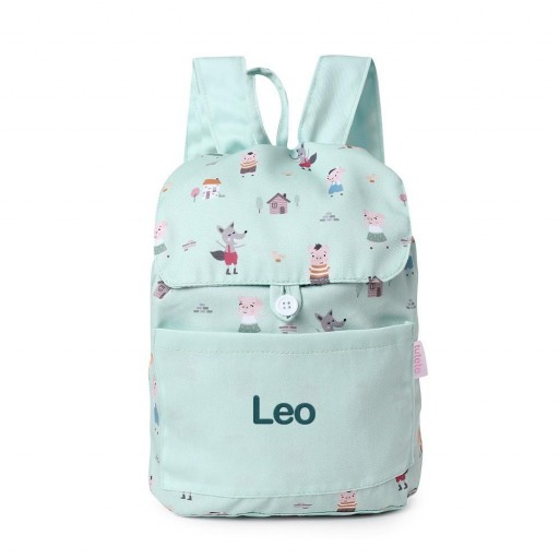 Mochila Pequeña The Three Little Pigs Personalizable [3]