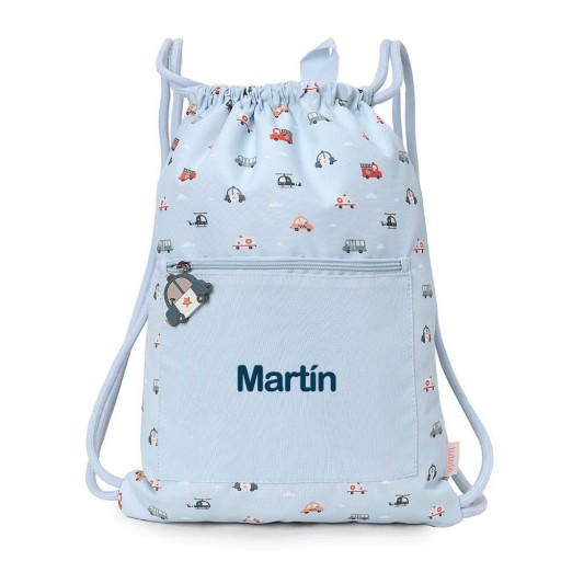Mochila Saco Impermeable City Cars Personalizable - Tutete [3]