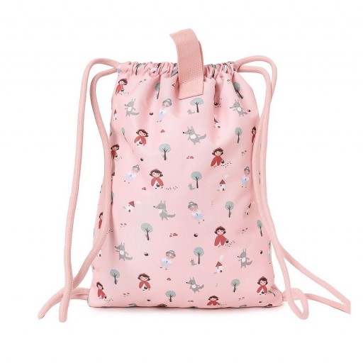 Mochila Saco Impermeable Little Red Personalizable - Tutete [2]