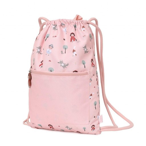 Mochila Saco Impermeable Little Red Personalizable - Tutete [1]