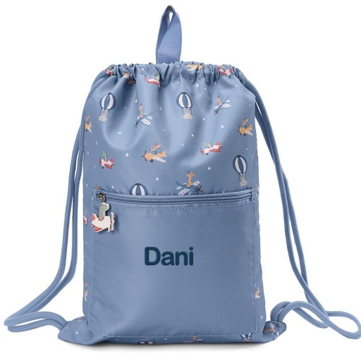 Mochila Saco Impermeable mod. Planes Personalizable - Tutete [3]
