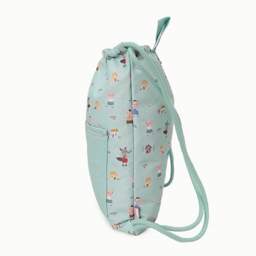 Mochila Saco Impermeable The Three Little Pigs Personalizable - Tutete [3]