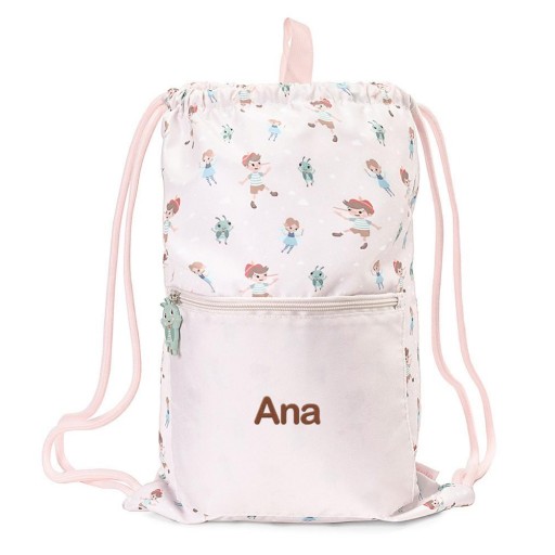 Mochila Saco Impermeable mod. The Wooden Boy Personalizable - Tutete [3]