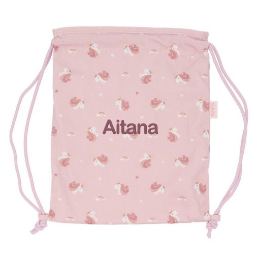 Mochila Saco Tela Unicorn Personalizable [3]