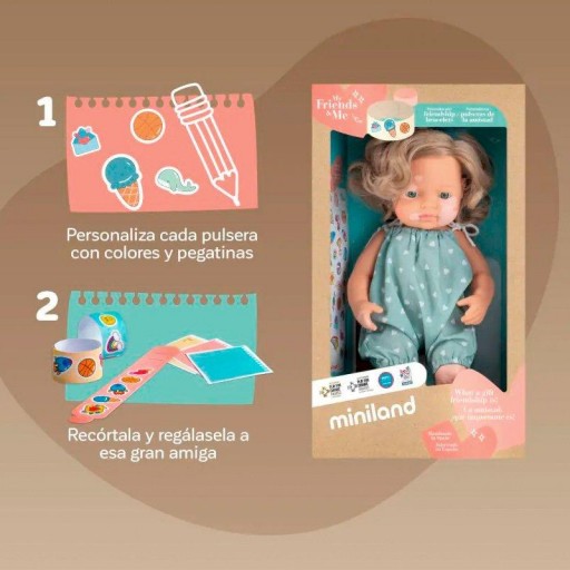 Muñeca Caucásica Vitíligo My Friends & Me 38 cm Miniland [3]