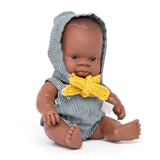 Muñeco africano de 21 cm con vestido sea