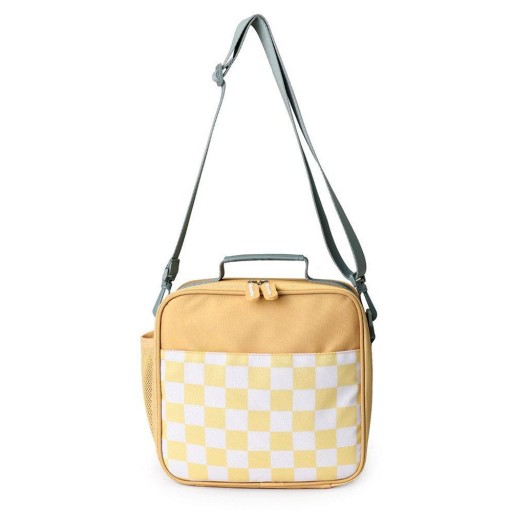 Nevera Rígida Stripes Yellow Chess Personalizable Monnëka