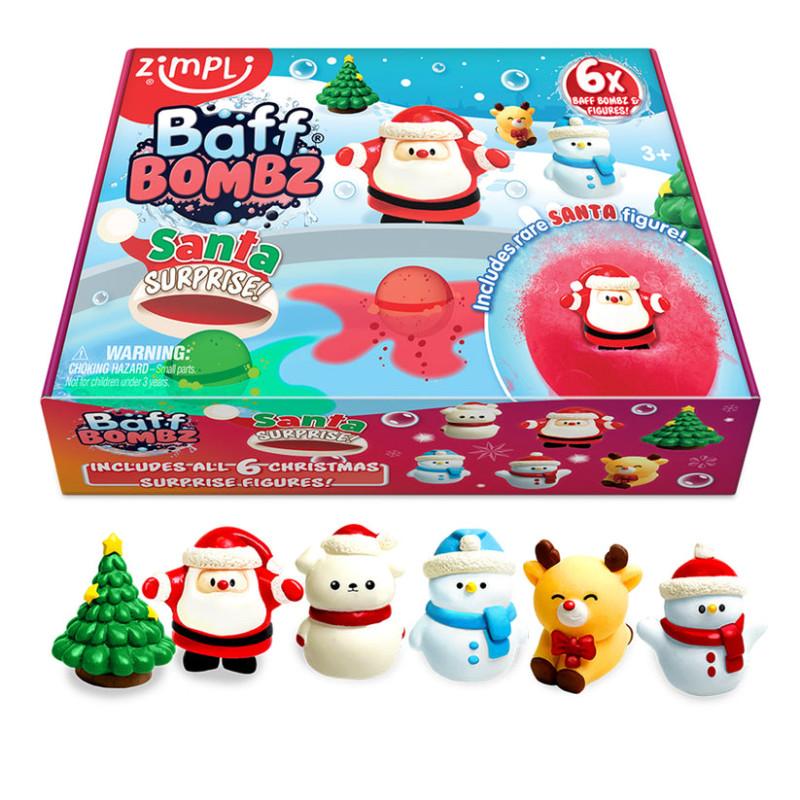 Pack 6 Bombas de Baño Surprise Santa – Zimpli Kids