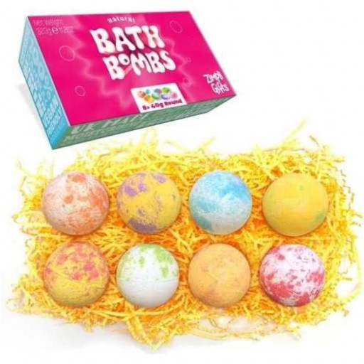 ​Pack Regalo 8 Bombas de Baño Esféricas – Zimpli Gifts (35 g cada una) [0]
