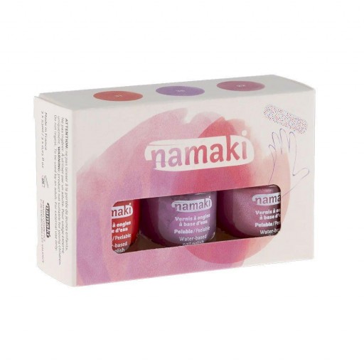 Pack de 3 Esmaltes de Uñas al Agua Eternal Roses - Namaki