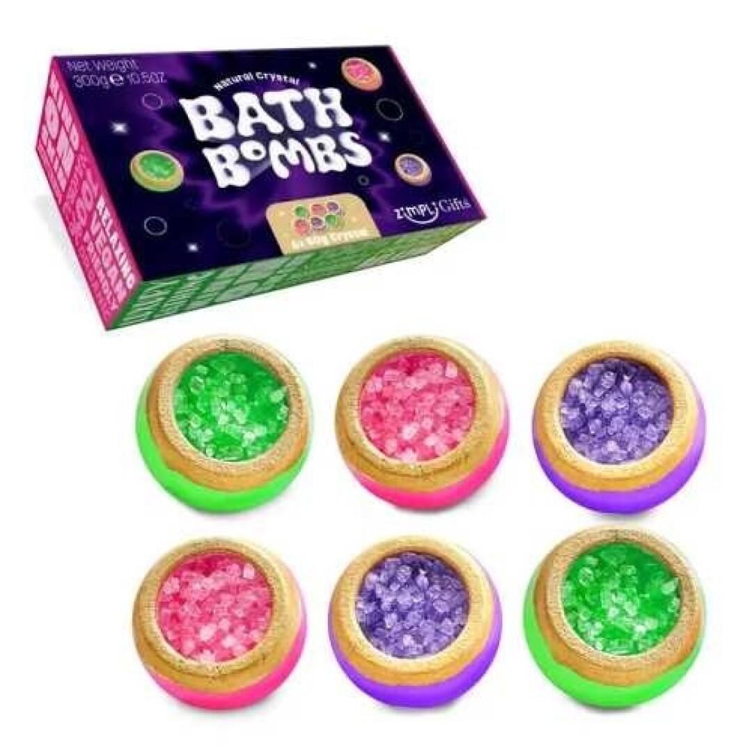 Pack Regalo 6 Bombas de Baño Crystal – Zimpli Gifts