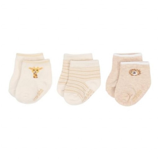 Pack 3 Calcetines Bebé Safari - Little Dutch [0]