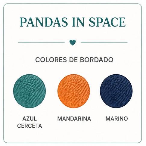 Babero Impermeable mod. Pandas in Space - Tutete [4]