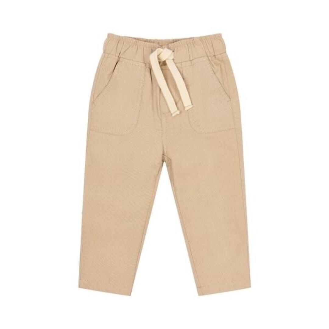 Pantalón de Sarga Taupe - Little Dut
