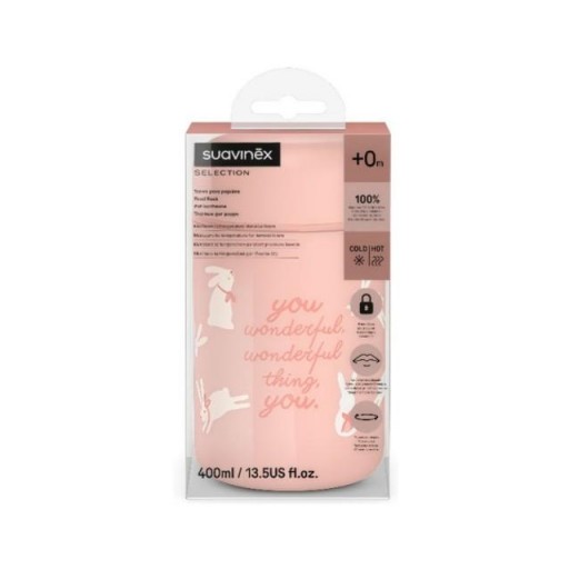 Termo para Papillas Suavinex Wonderland Rosa 400 ml [1]
