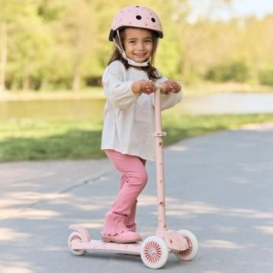 Patinete infantil rosa de 3 ruedas - Little Dutch [6]