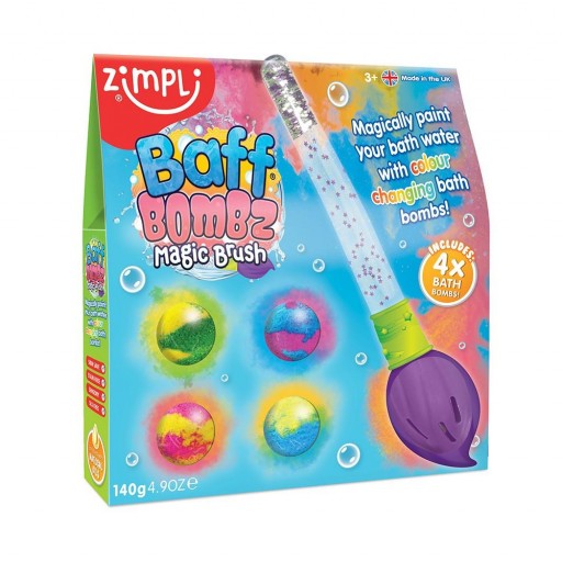 Pincel Mágico + 4 Bombas de Baño Zimpli Kids
