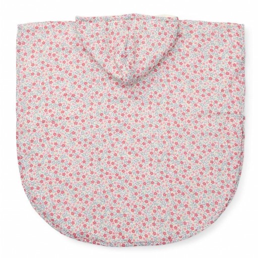​Poncho de Playa con Capucha – Sunny Flowers Multicolor – 100% Algodón Orgánico [1]
