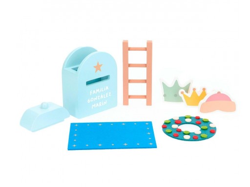 Puerta y Buzón Mágicos con Complementos Azul - Monnëka [1]