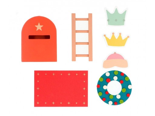 Puerta y Buzón Mágicos con Complementos Rojo - Monnëka [1]