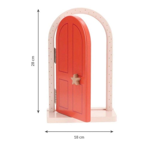 Puerta y Buzón Mágicos con Complementos Rojo - Monnëka [3]